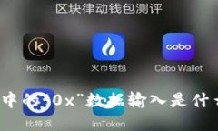 TP钱包中的“0x”数据输入是什么意思？